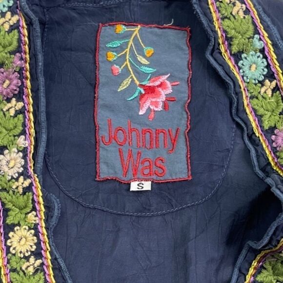 Johnny Was Long Sleeve Embroidered Dress - Picture 5 of 5
